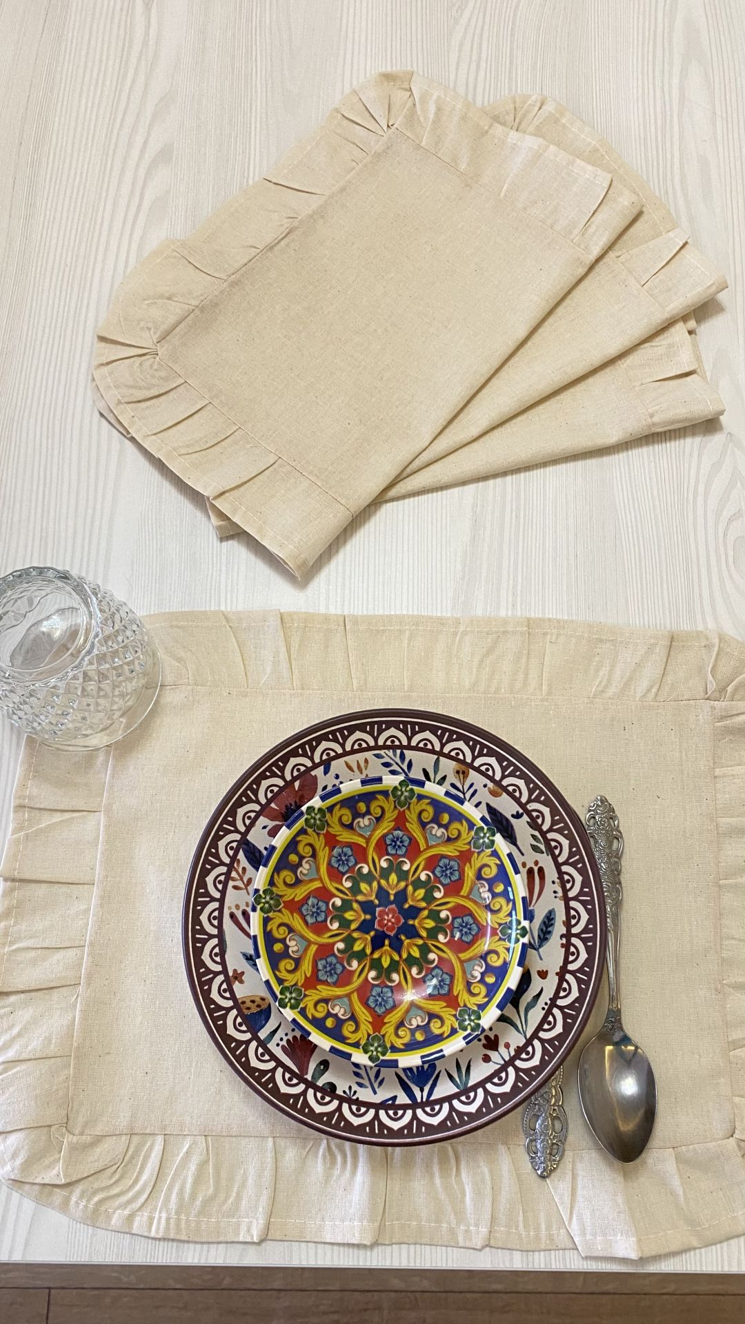 Fırfırlı Amerikan Servis Seti 35x45cm