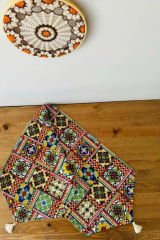 Renkli Keten Runner 40x140 cm